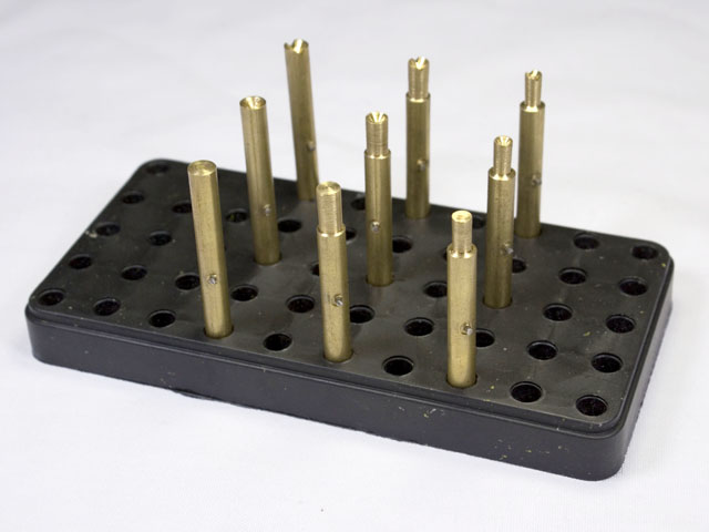 6mm Brass Dop Stick Set - 10 Piece