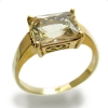 3.14 Ct. Bytownite 10 x 8 mm Octagon Ring