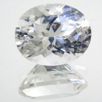 Danburite 11mm x 9 mm Portuguese Cut Oval