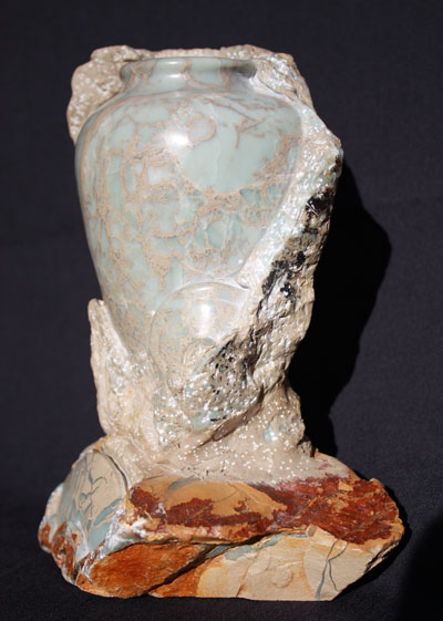 9" Hand Carved Shoushan Stone Carving